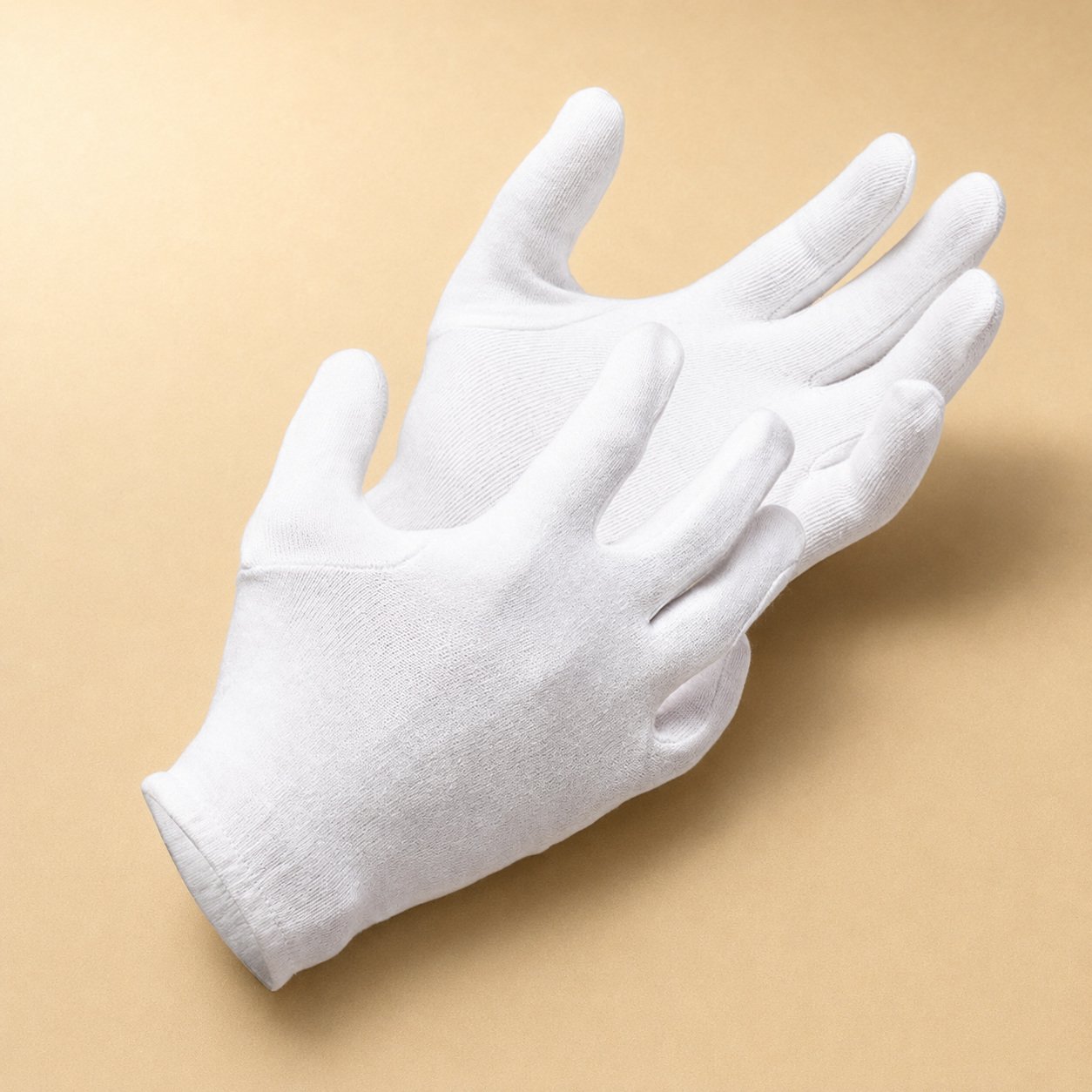 White Gloves Pair (Large)
