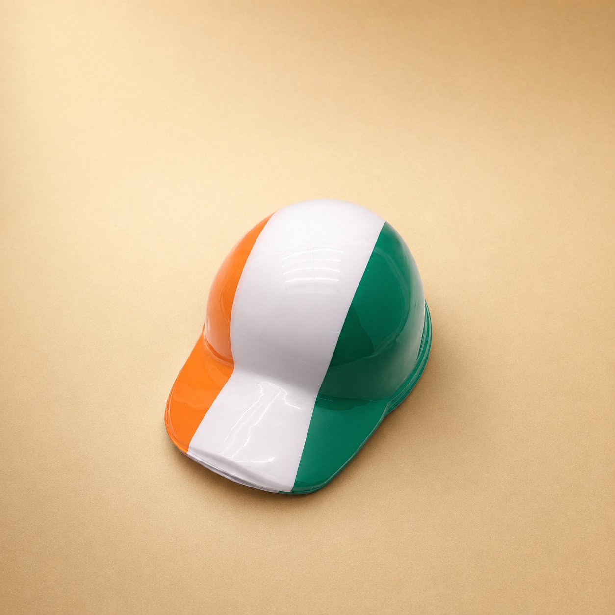 Round PVC Tricolour Flag Cap