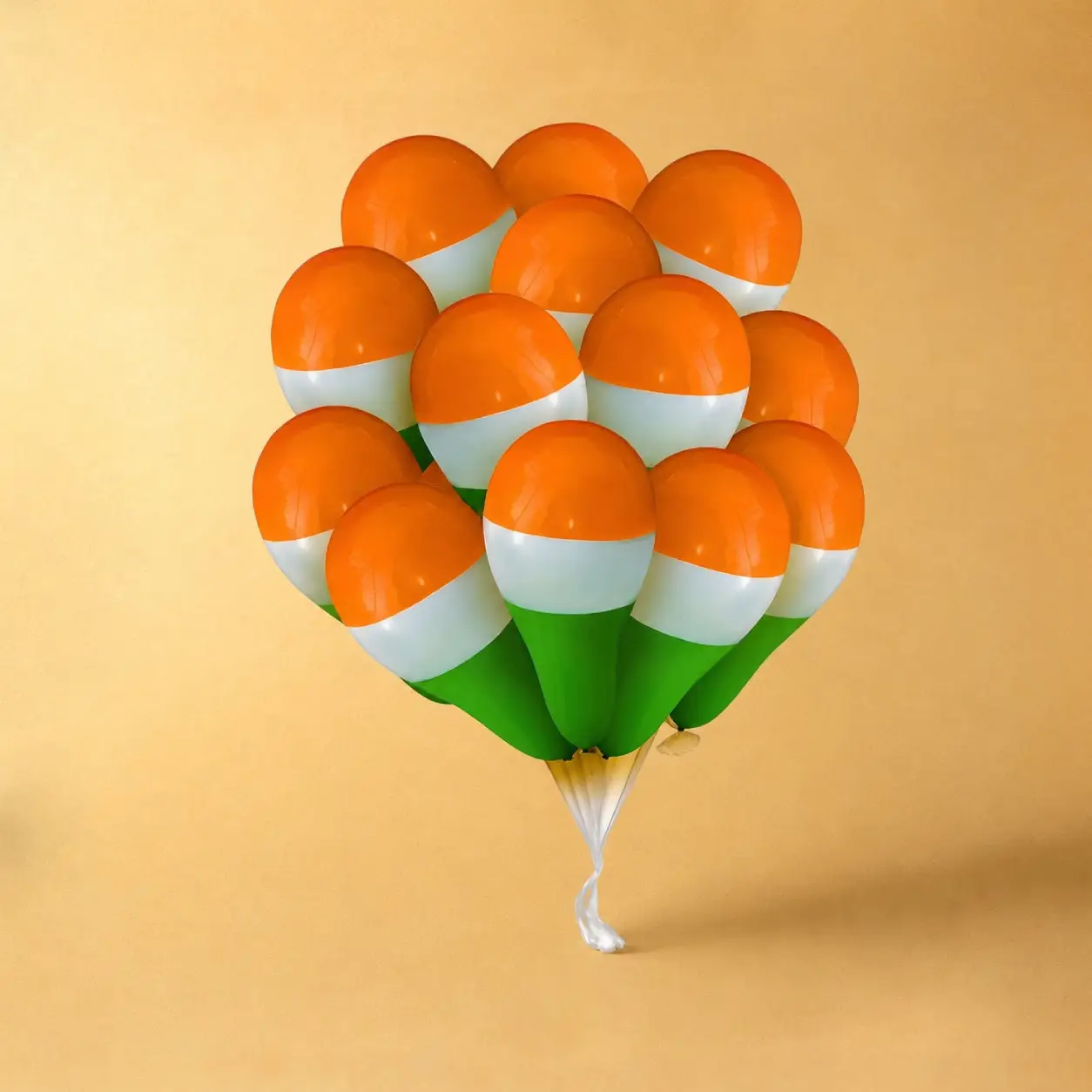 Tricolour Flag Balloons (Small) Pack of 50