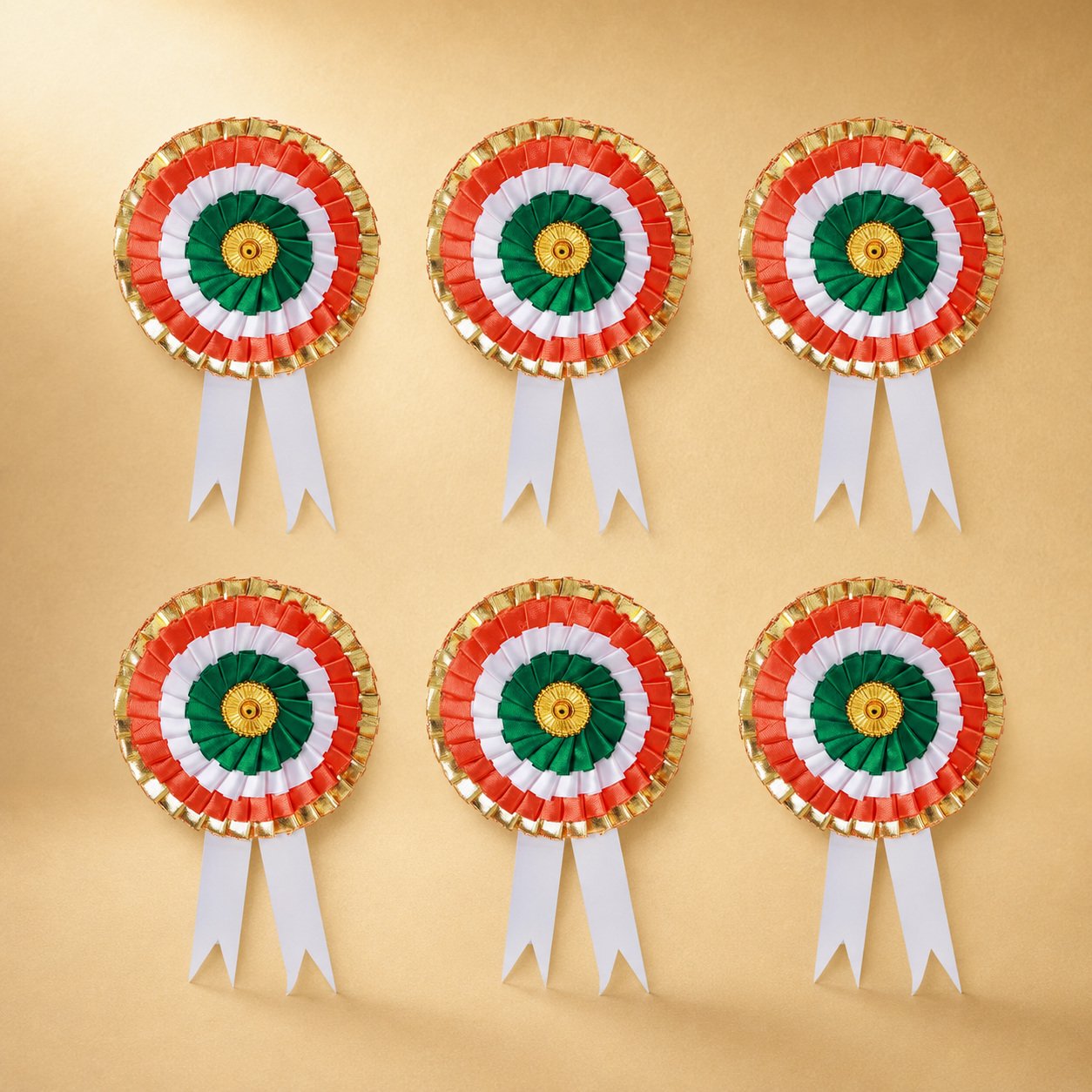 Cloth Flag Badge Set Pack of 6