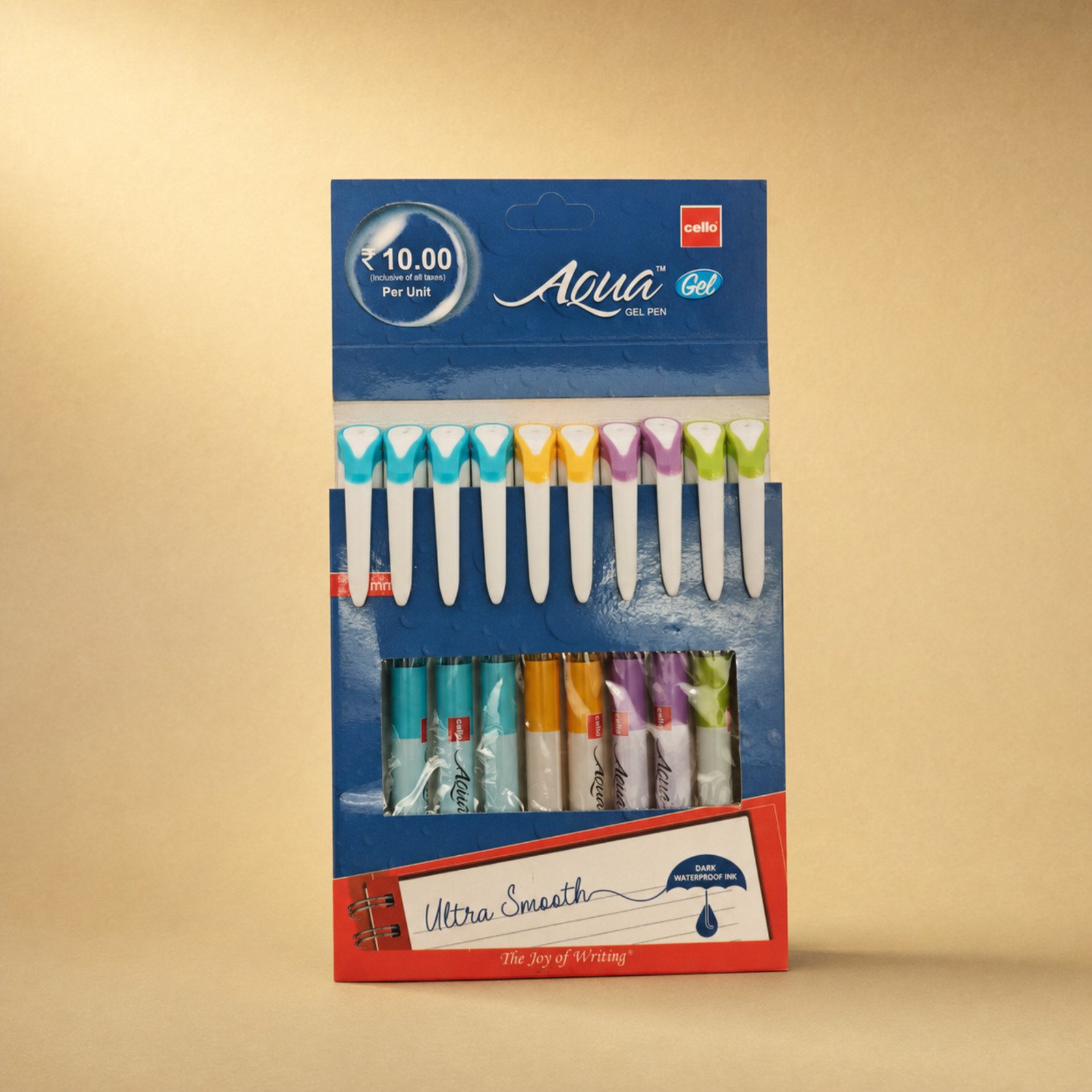Pen Cello Aqua Gel Pack of 10