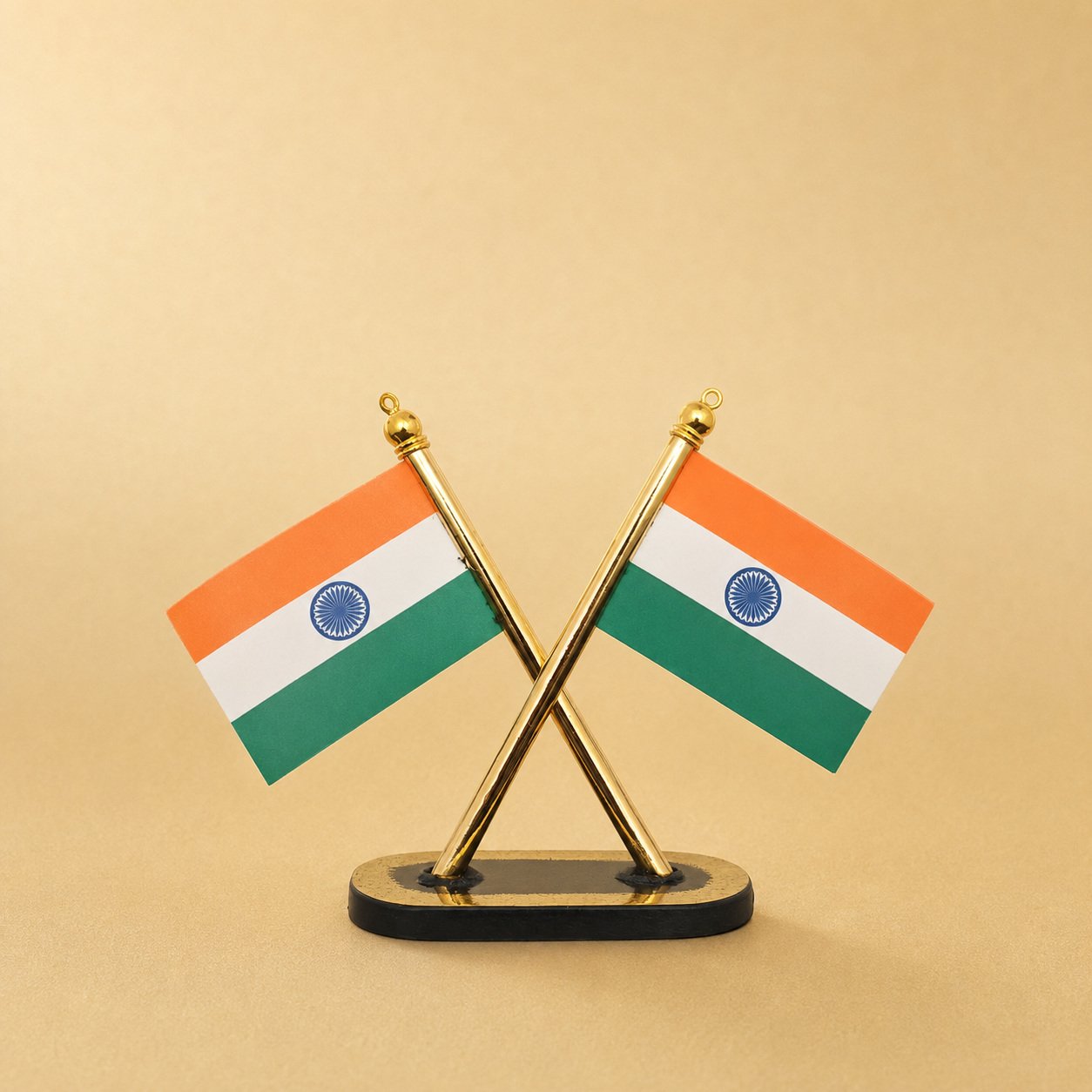 Plain Tricolour Tabletop and Dashboard Flag