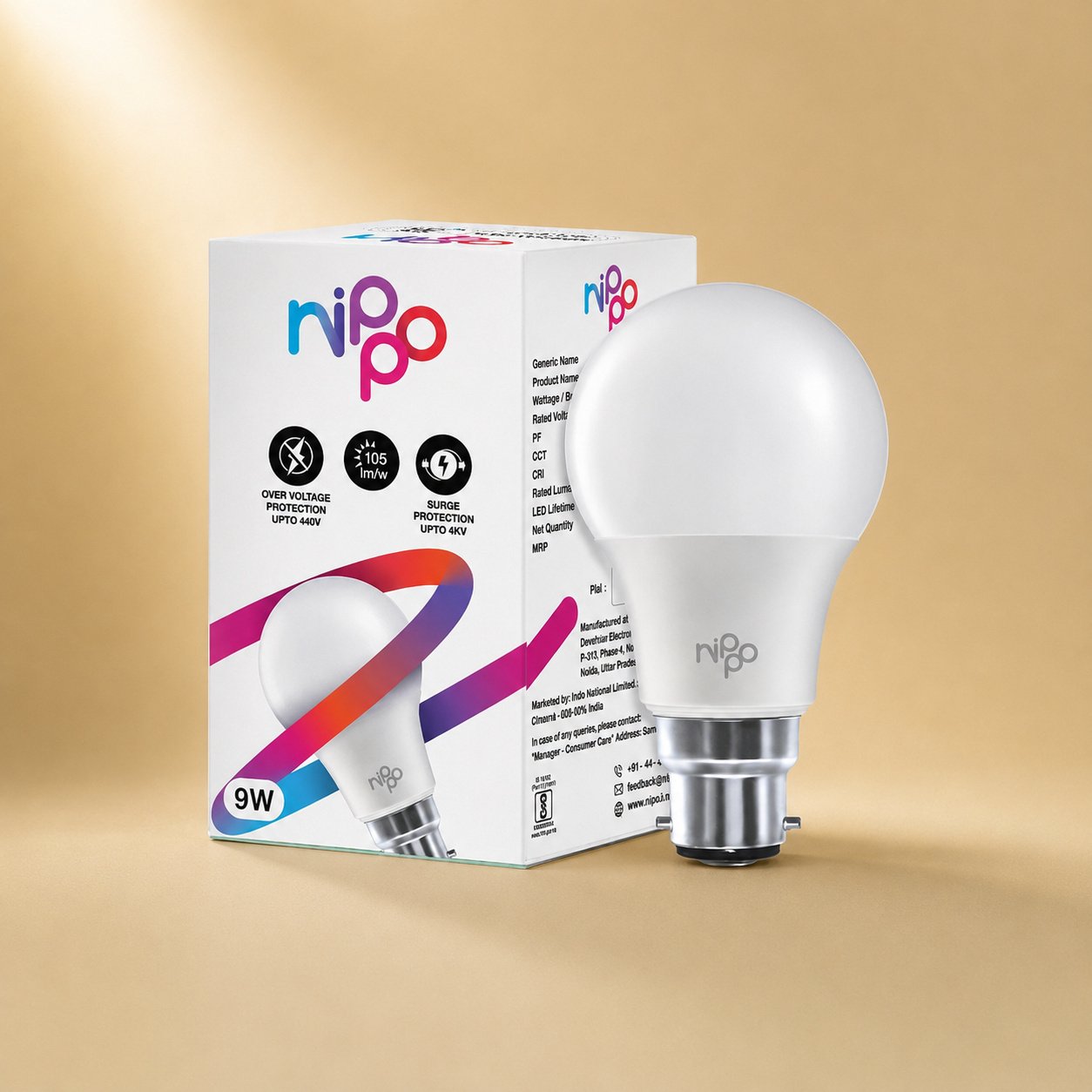 Nippo LED Bulb 9w