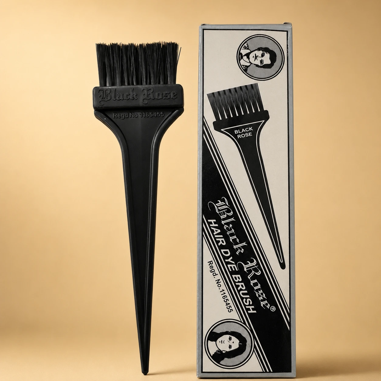Black Rose Hair-Dye Application Brush