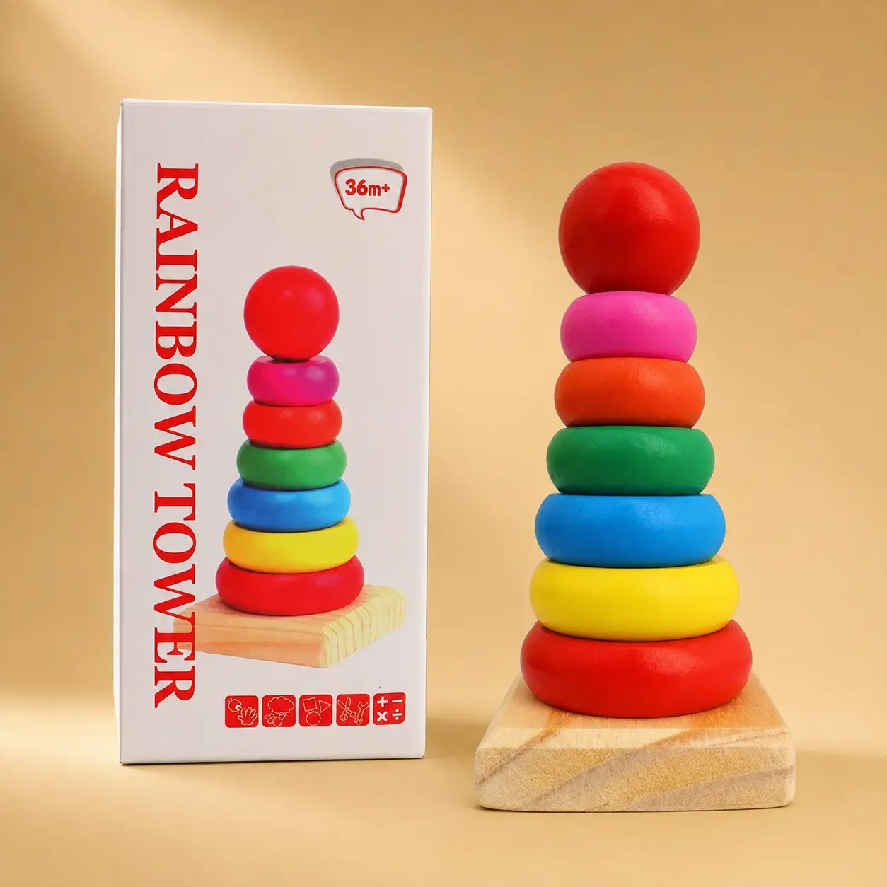 Rainbow Tower Stack