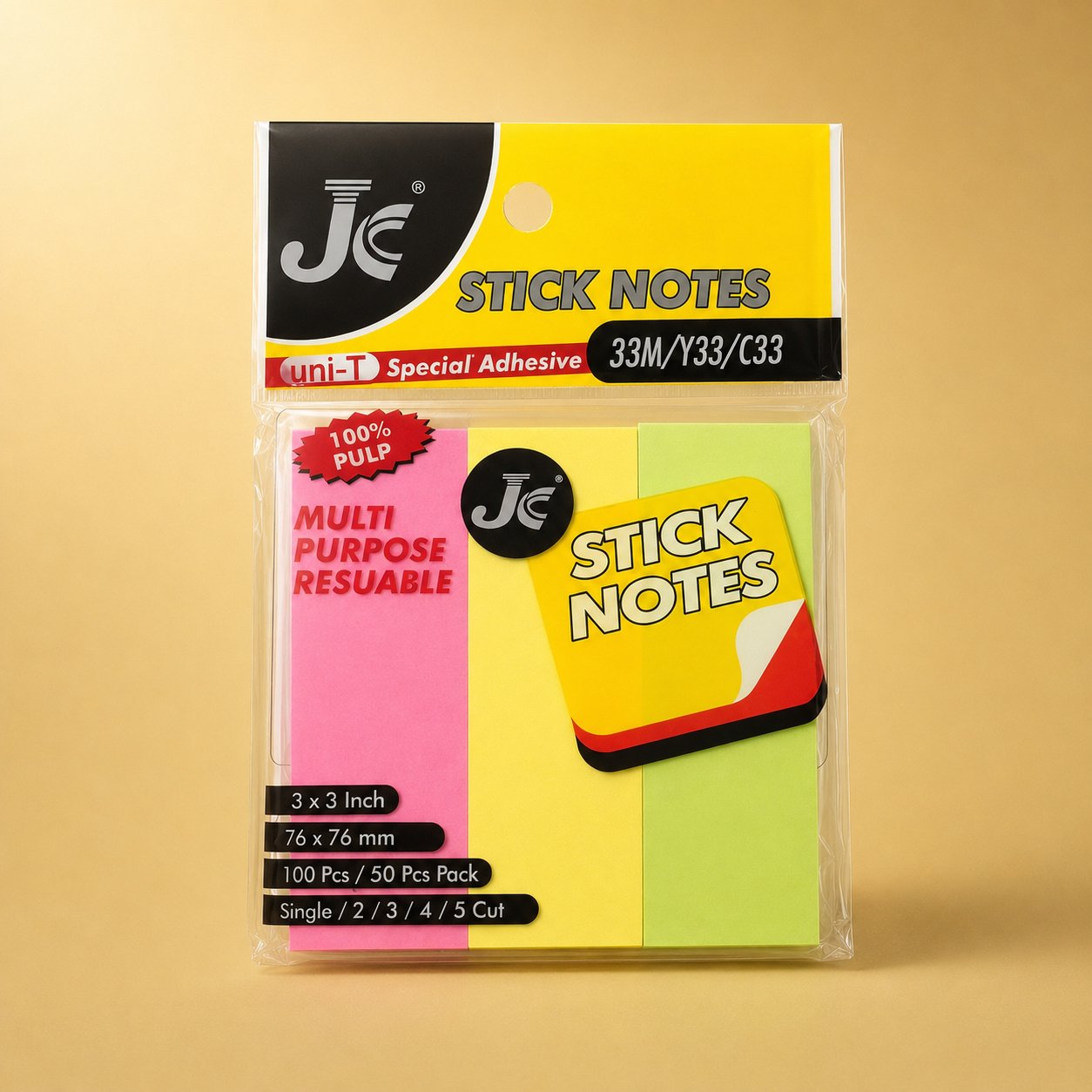 Stick Notes 3-Piece