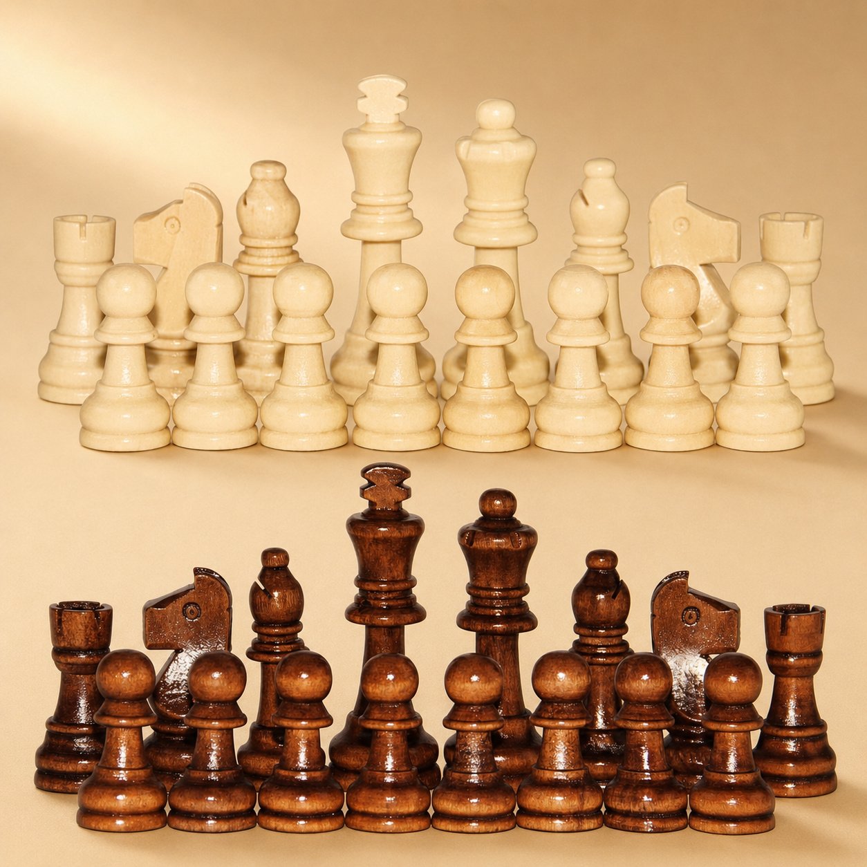 Wooden Chess Piece Set