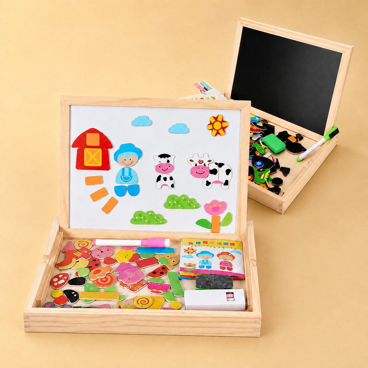 Wood Slate Magnetic Puzzle