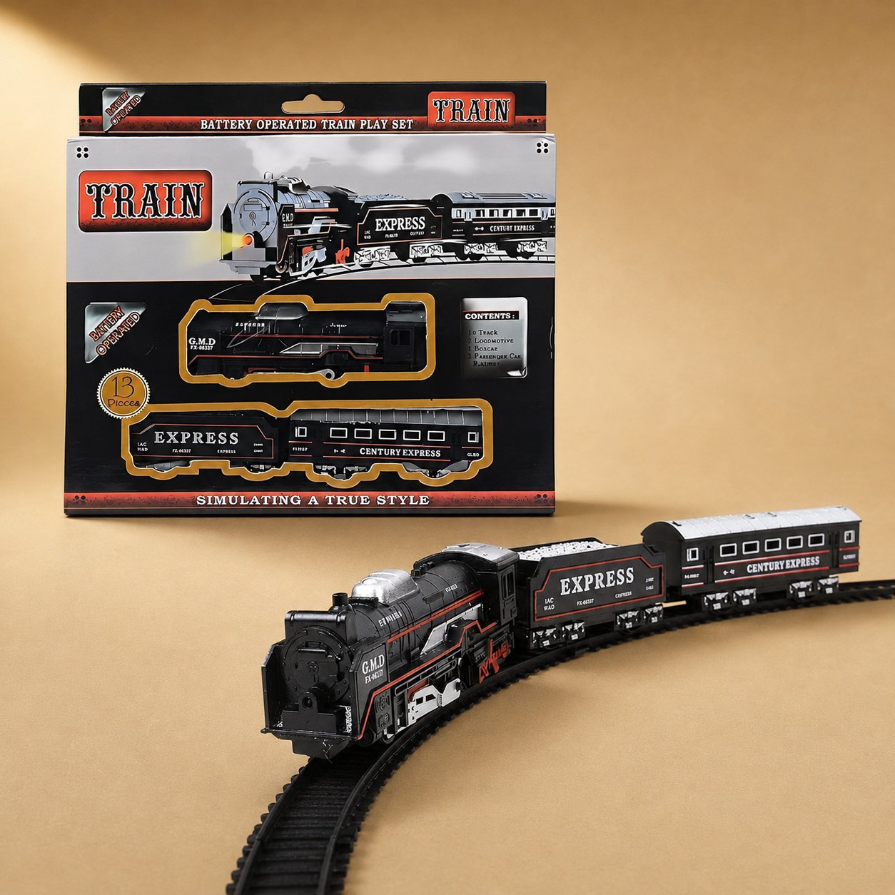 Train Set Black