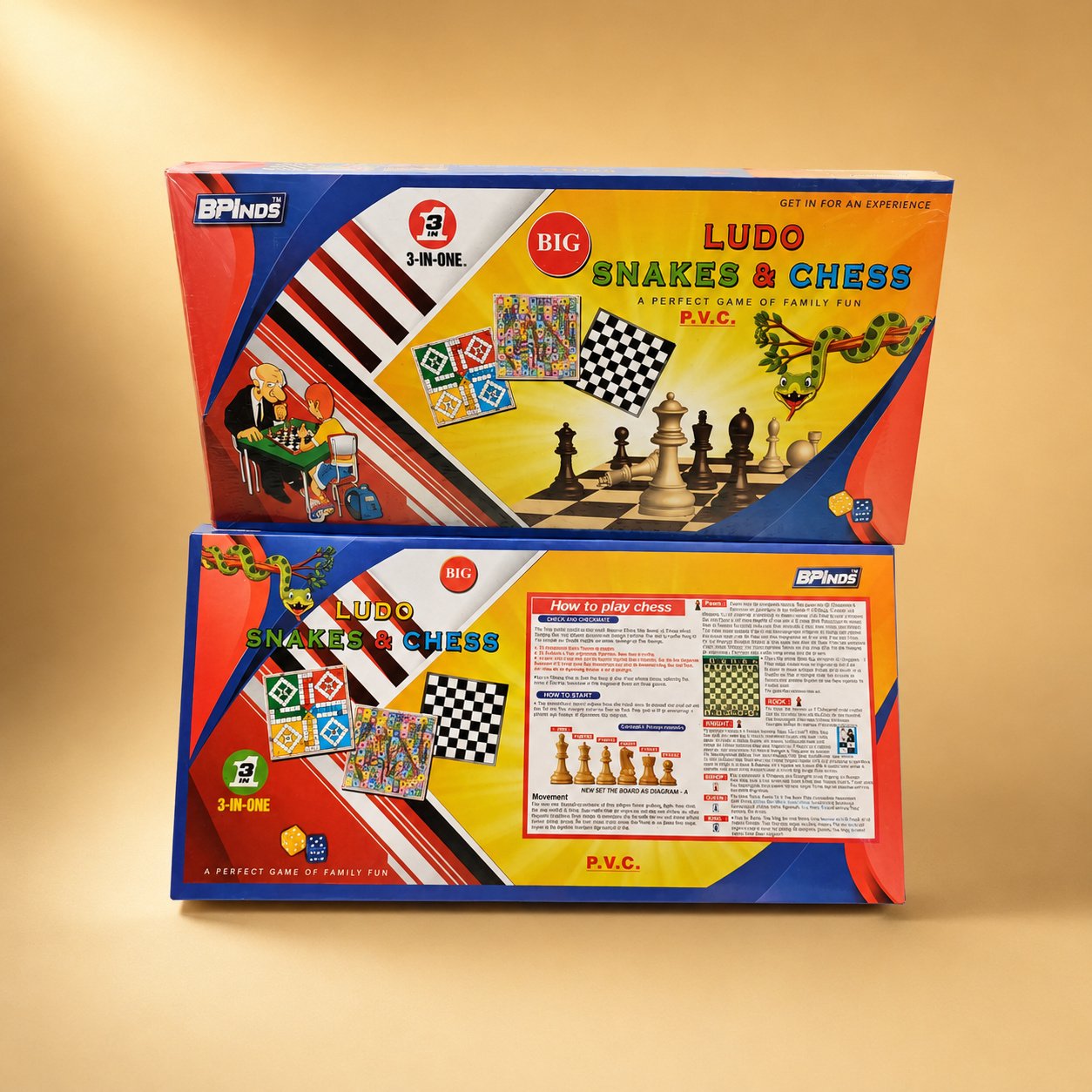 Ludo, Snakes & Chess Game (Large)