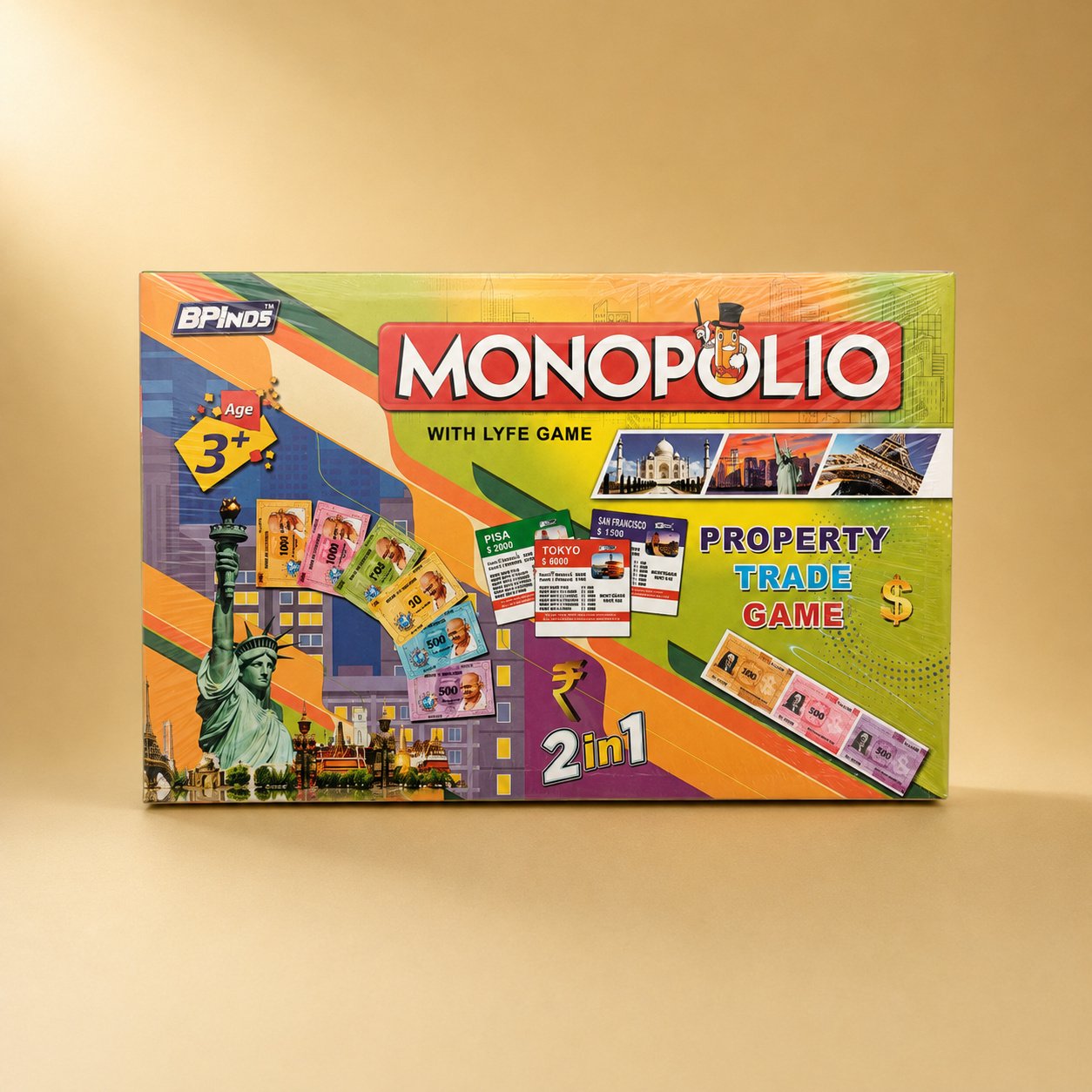 Monopolio 2-in-1 Monopoly-Style Board Game