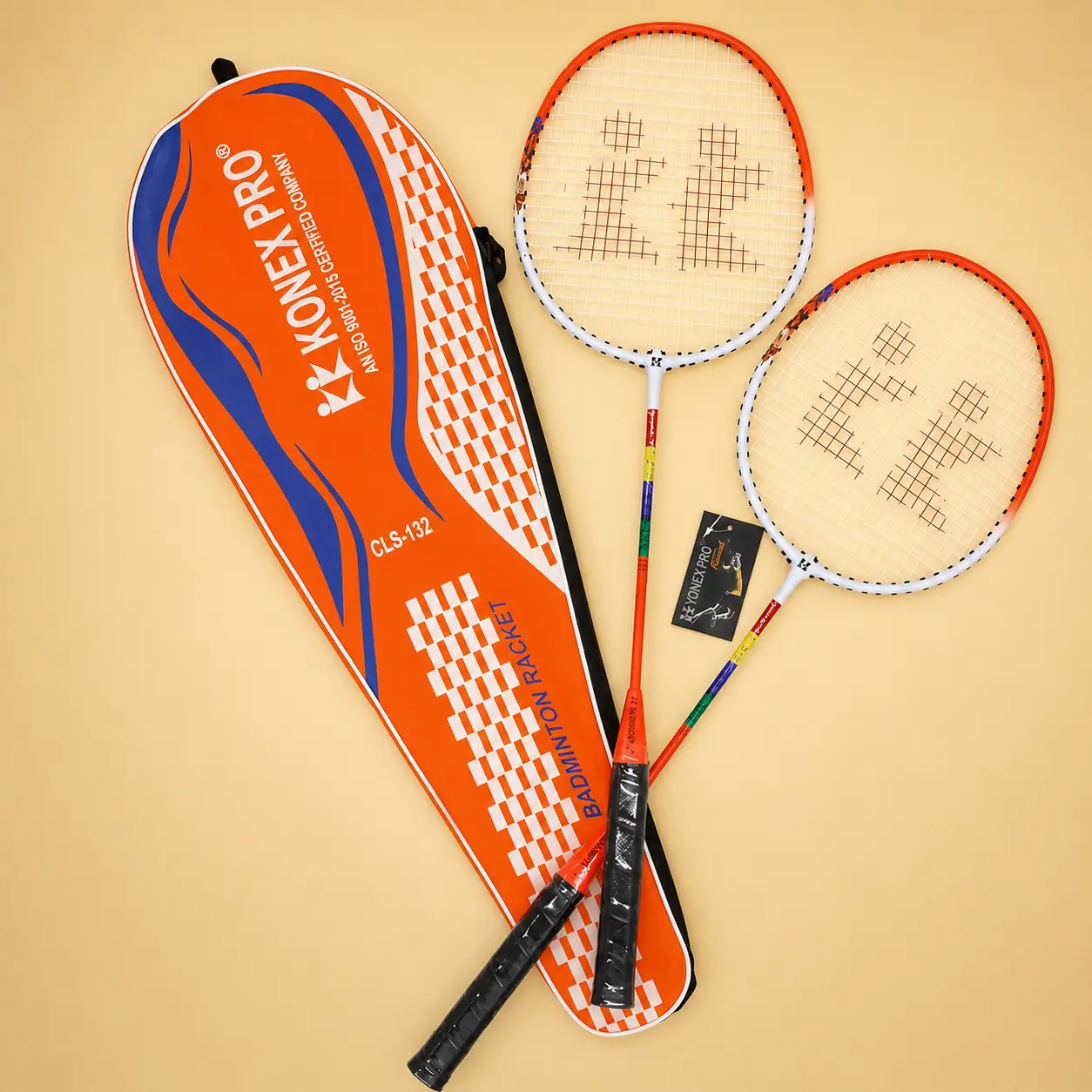 Konex CLS-132 Badminton Racket Set (2Pc)