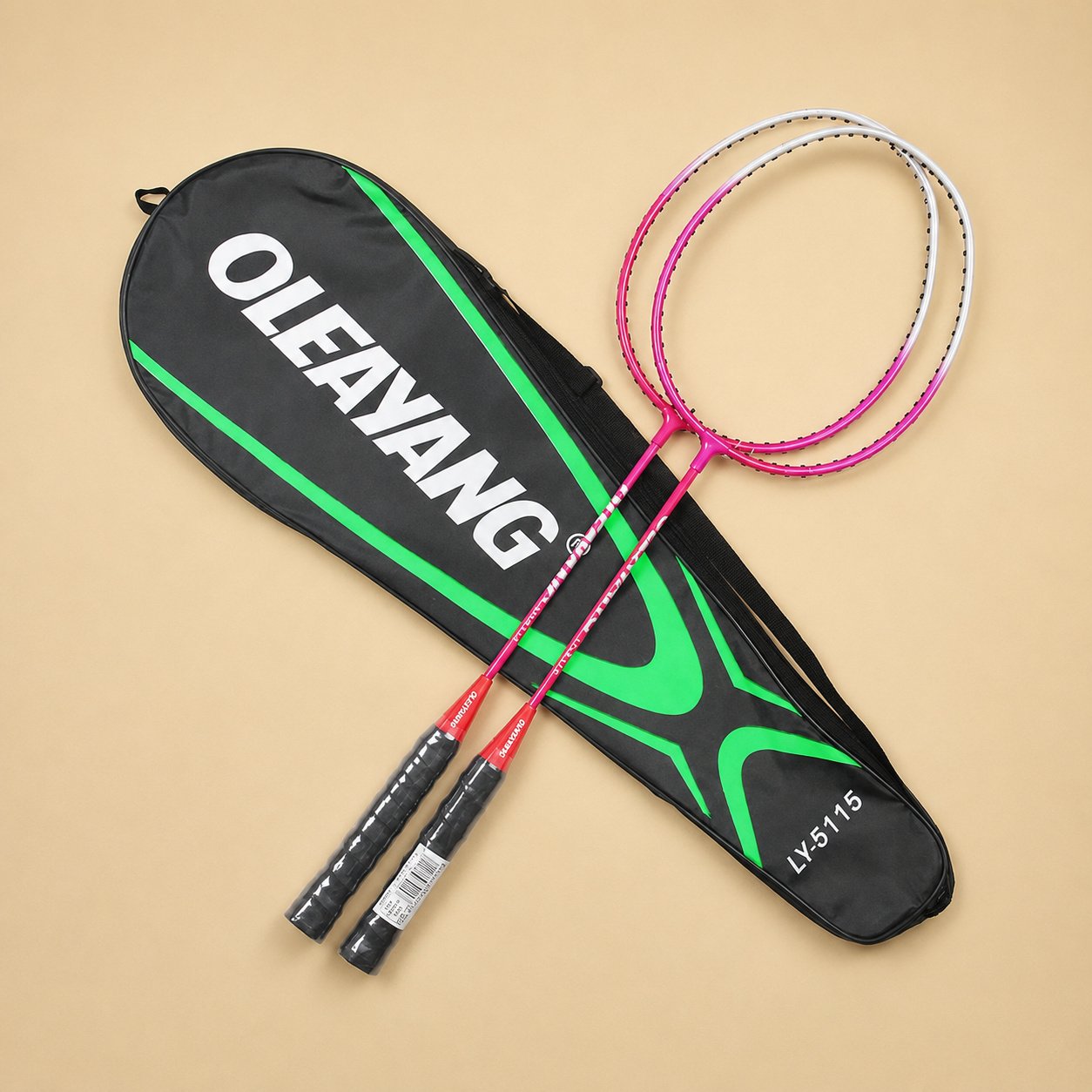 Oleayang LY-5115 Badminton Racket Set (2Pc)