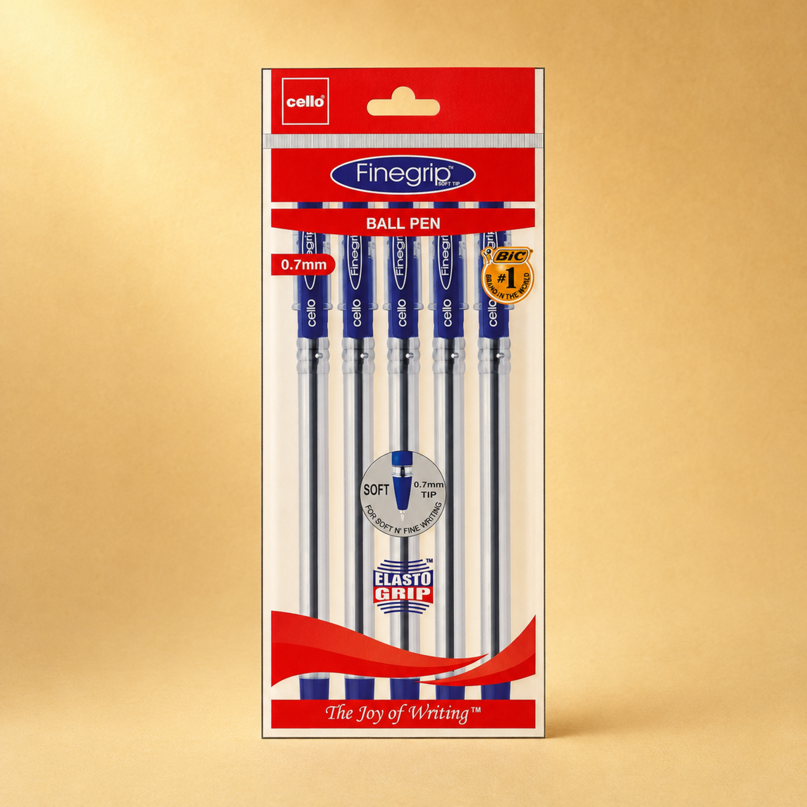 Cello Fine Grip Pen Pack of 5