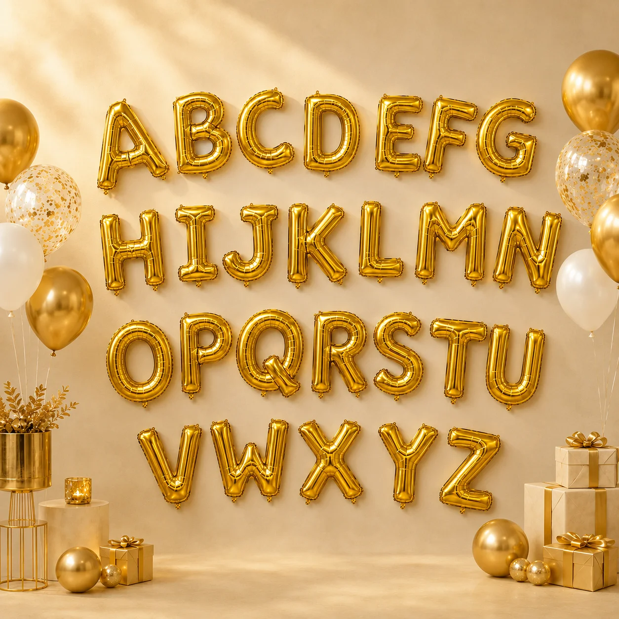 Foil Balloon Alphabets