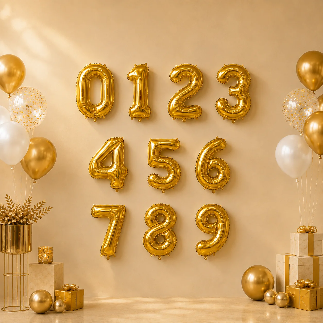 Foil Balloon Numbers