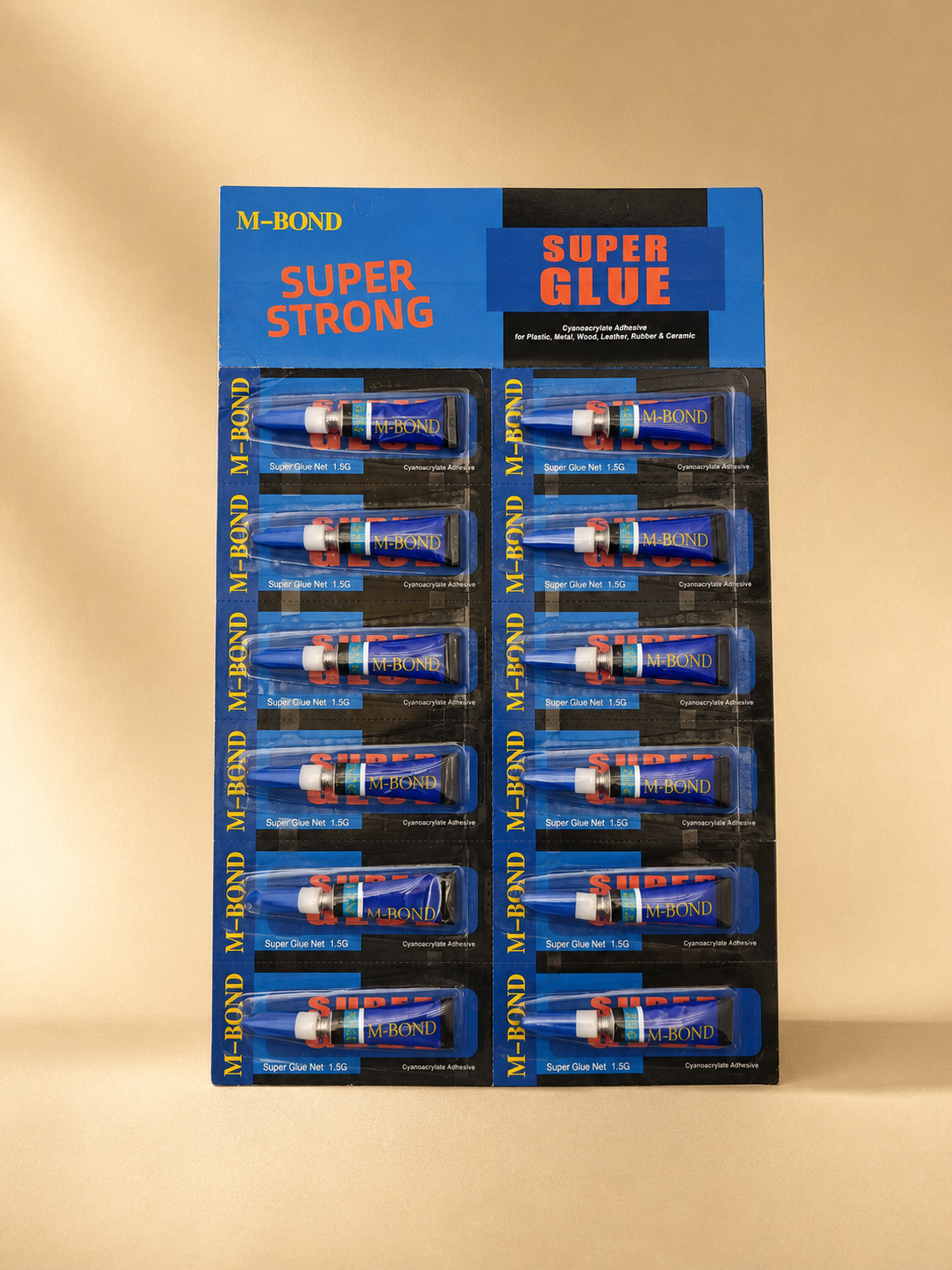M-Bond Super Glue - 1.5 g Pack of 12