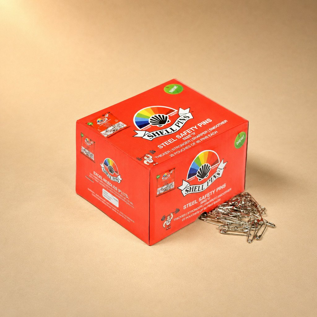 Safety Pin Steel Pack of 10